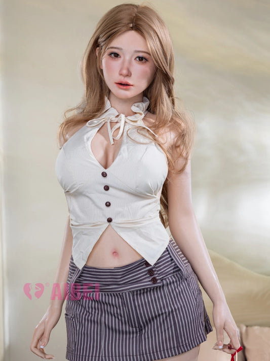 F8633-167cm(5ft6)-35kg E Cup Realistic Silicone Sex Doll With ROS | Aibei Doll Luxe