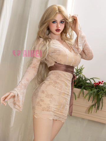 F8629-167cm(5ft6)-35kg E Cup AB30 with ROS Silicone Sex Doll in Stock USA| Aibei Doll Luxe