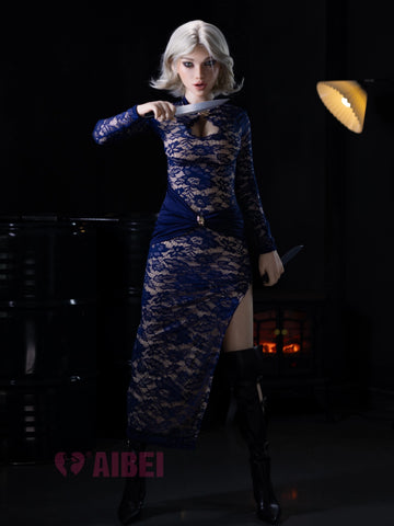 F6225-158cm(5ft2)-32kg F Cup AB23 ROS Silicone Sex Doll | Aibei Doll Luxe