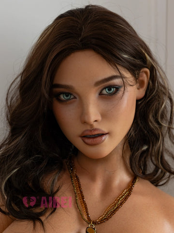 F8200-167cm(5ft6)-35kg E Cup AB30 with ROS Silicone Sex Doll | Aibei Doll Luxe