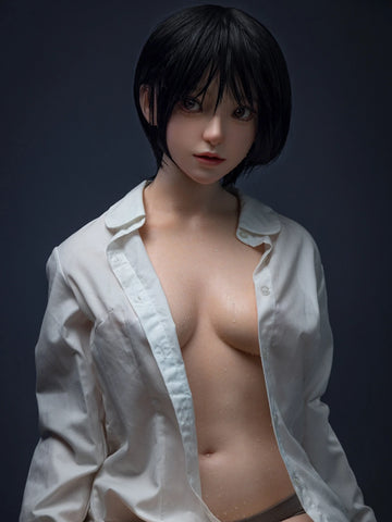 F5736—151cm/4ft9-34kg A Cup Silicone Asian Chinese Sex Doll  | Firefly Diary
