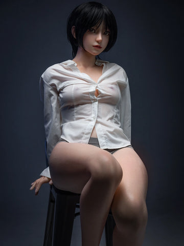 F5736—151cm/4ft9-34kg A Cup Silicone Asian Chinese Sex Doll  | Firefly Diary