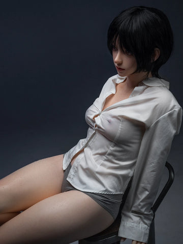 F5736—151cm/4ft9-34kg A Cup Silicone Asian Chinese Sex Doll  | Firefly Diary