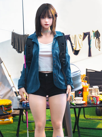 F5735—151cm/4ft9-34kg A Cup Silicone Asian Chinese Sex Doll  | Firefly Diary