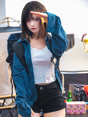 F5735—151cm/4ft9-34kg A Cup Silicone Asian Chinese Sex Doll  | Firefly Diary