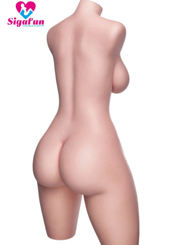 T635-(51.8lb)Luxury Full Silicone Sex Doll Torso with Big Tits | Gel breasts 【Sigafun Doll】