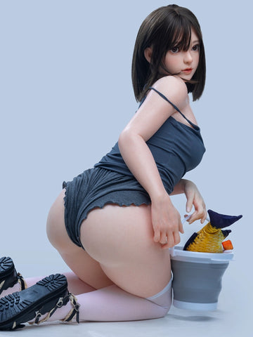F5729—151cm/4ft9-34kg A Cup Silicone Asian Chinese Sex Doll  | Firefly Diary