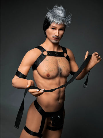 F4551-175cm/5ft8-50kg Kevin Mature Power Guy TPE Male Sex Dolla- Irontech Doll