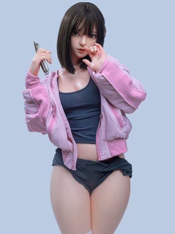 F5729—151cm/4ft9-34kg A Cup Silicone Asian Chinese Sex Doll  | Firefly Diary