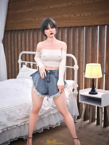 F1203-152cm/5ft A Cup Voluptuous Japanese Silicone Sex Doll｜Irontech Doll