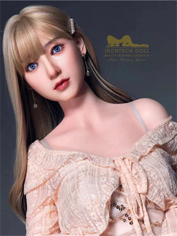 F1200-152cm A Cup Candy Japanese Flat Chest Silicone Sex Doll  ｜Irontech Doll