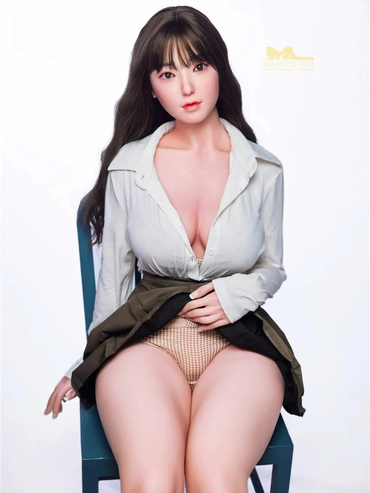 F1212-153cm/5フィートFカップミク巨乳シリコンセックスドール｜アイアンテックドール