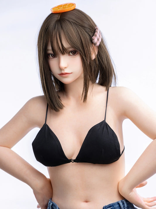 F5737—151cm/4ft9-34kg A Cup Silicone Asian Chinese Sex Doll  | Firefly Diary