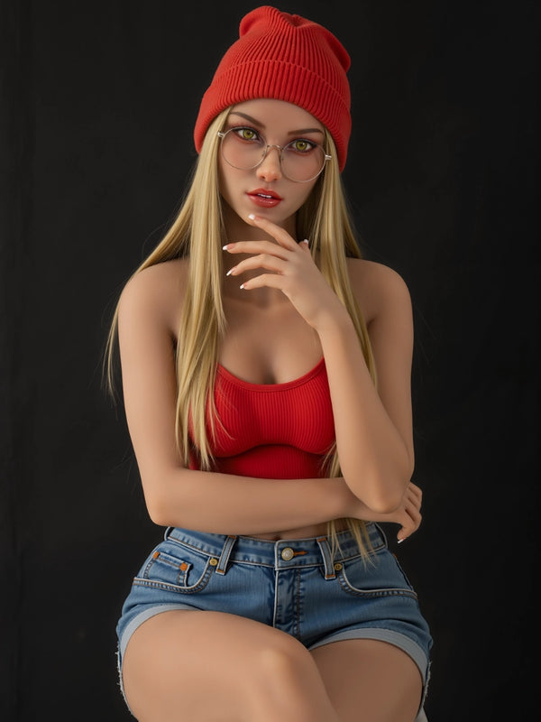 F5413-151cm(4ft11)-37kg F Cup Blonde TPE real sex robot Sex Doll | Aibei Doll