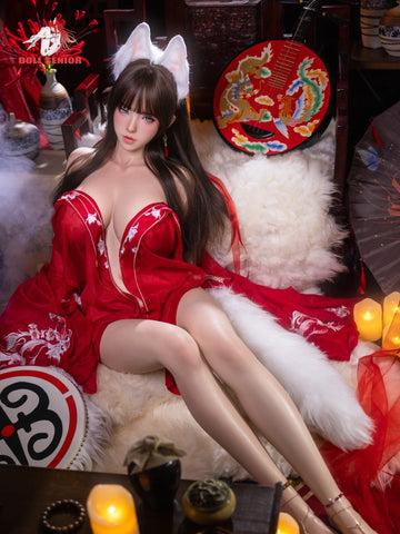 F9169- 165cm(5ft4)-32kg F Cup Silicone ROS Gel Breast Chinese Sex Doll丨Doll senior