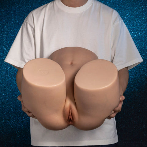 A425-(30.9lb) Sexy and Real Realistic Silicone Big Ass Sex Doll Torso