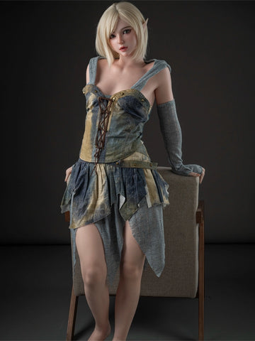 F7887k-160cm(5ft2)-40kg  Elara B cup Gel Filled Breasts Sex Doll with ROS Slicone Head 【IN STOCK USA】｜JX DOLL