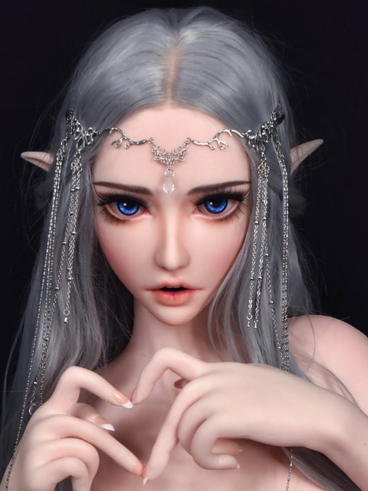 H558 Silicone Anime Sex Doll Head｜Elsa Babe Head