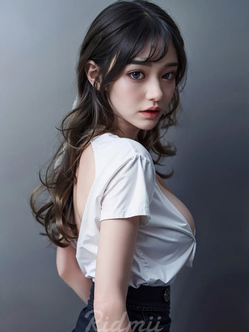 F8536-169cm/48kg Silicone ROS Head TPE Body Full Size Adult Sex Doll Miranda | Ridmii