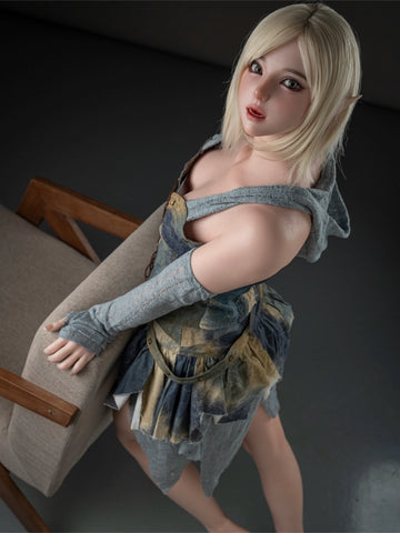 F7887k-160cm(5ft2)-40kg  Elara B cup Gel Filled Breasts Sex Doll with ROS Slicone Head 【IN STOCK USA】｜JX DOLL