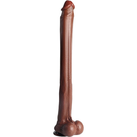 D057- (19.69'') 1.76kg Male Torso TPR Dildo Shemale Penis Smooth【In Stock】| Xingse