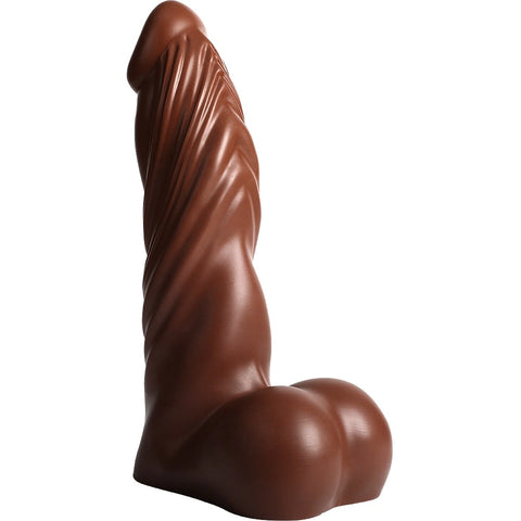 D053- (9.69'') Black Male Torso TPR Dildo Shemale Hentai Monster Tentacles【In Stock】| Xingse