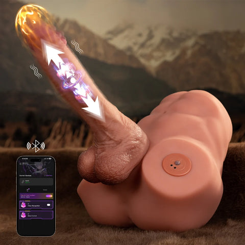 T660 - 9.35lbs TPR 8.46in Dildo Insert AI Sex Doll Torso Toy & Masturbator【IN Stock US】 | Xinse