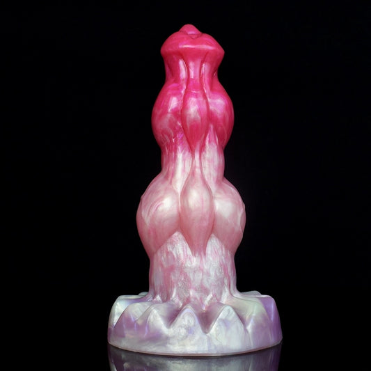 D405(0.7-1.5 LBS丨7''-9'') Fantasy Dog Dildo Silicone Knot Dildo 3 Size