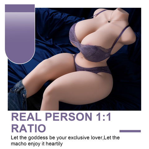 T712 (103lb/48.42inch) Big Breast Human Size Torso Sex Doll ｜The Largest Luxury Sexiest Stripper Plump Hot Sex Toy for Man