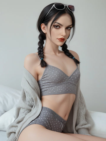 F6131-159cm/5.2ft 34kg B Cup Flat Chested Young Sex Doll - Rosretty Doll