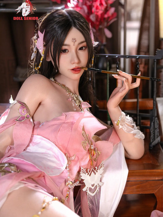 F5678- 165cm(5ft4)-35kg B Cup Silicone ROS Best Flat Chest Chinese Sex Doll丨Doll senior