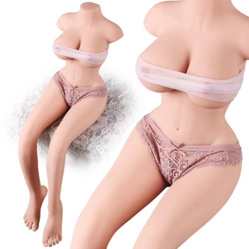 T256-18.7lb Lifelike 83cm Sex Doll Torso With Legs|QSX