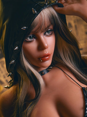 F7606-164cm(5.4ft) 36kg D Cup Realistic Movable Jaw Head+TPE Body Sex Doll丨SY Doll