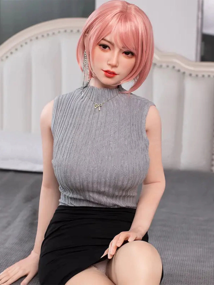 F5019-160cm/5ft3 D Cup Nan סיליקון אסיאתי בובת מין | JX Doll