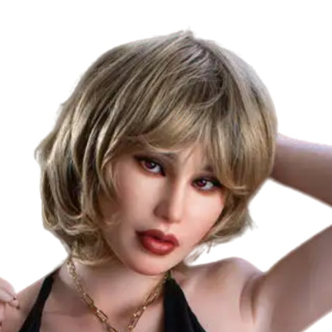 H782 Sex Doll Head-Silicone- an alluring, mature look【Irontech Doll Head】