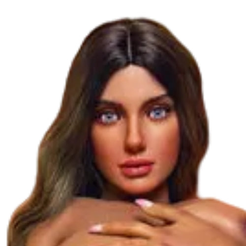 H806 Sex Doll Head-Silicone-  a Colombian-style young woman【Irontech Doll Head】