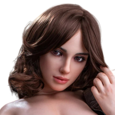 H807 Sex Doll Head-Silicone-  seductive cowgirl looks 【Irontech Doll Head】