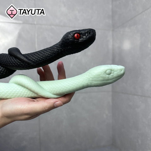 P99-0.88LB-18in Double Realistic Dildo with Snakehead Silicone Hentai Male Sex Doll | TAYUTA