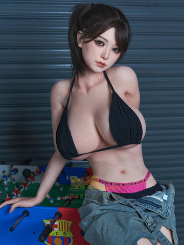 F6148- 158cm/5ft2-35kg G Cup Asian Realistic Silicone Sex Doll | Irontech Doll