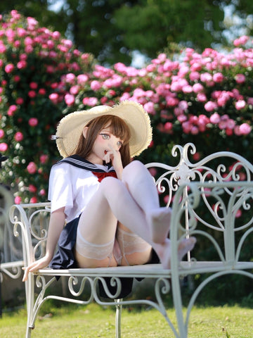 F8656—155cm/5ft1-30kg B Cup Silicone Female Anime Sex Doll | Kiradols