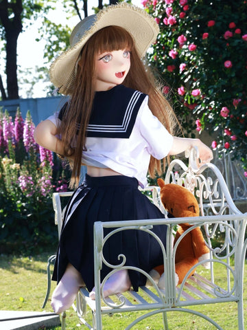 F8656—155cm/5ft1-30kg B Cup Silicone Female Anime Sex Doll | Kiradols