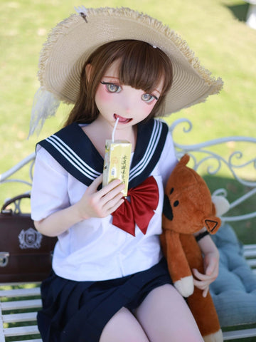 F8656—155cm/5ft1-30kg B Cup Silicone Female Anime Sex Doll | Kiradols