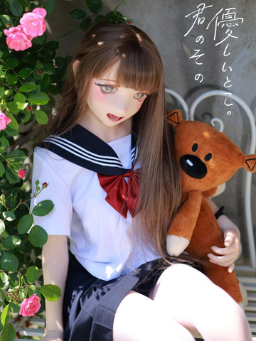 F8656—155cm/5ft1-30kg B Cup Silicone Female Anime Sex Doll | Kiradols