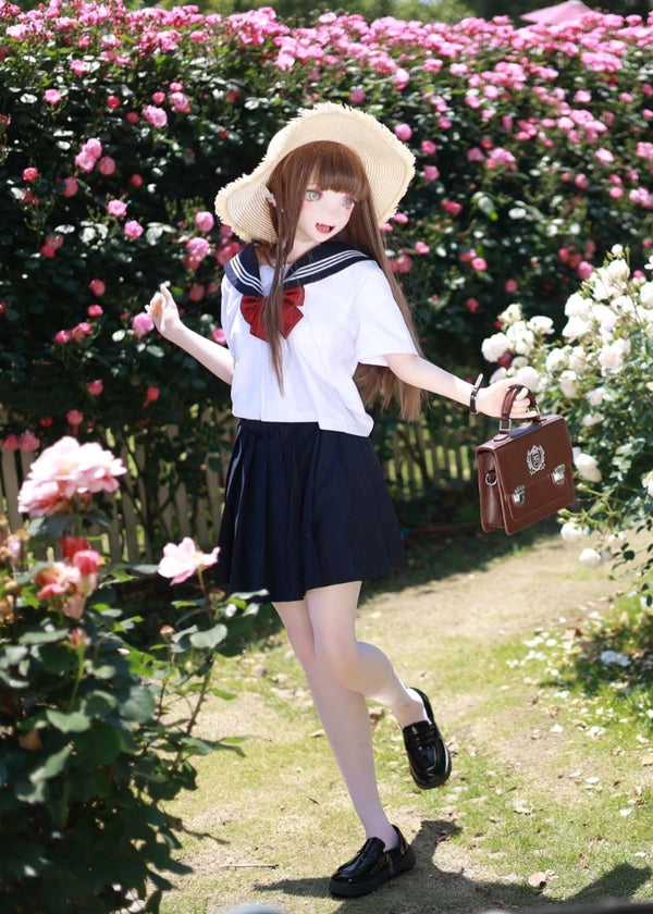 F8656—155cm/5ft1-30kg B Cup Silicone Female Anime Sex Doll | Kiradols