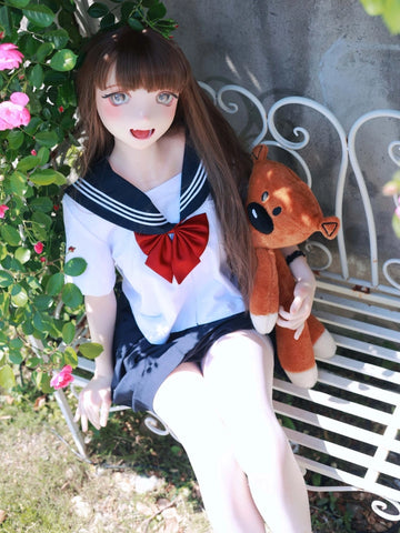 F8656—155cm/5ft1-30kg B Cup Silicone Female Anime Sex Doll | Kiradols