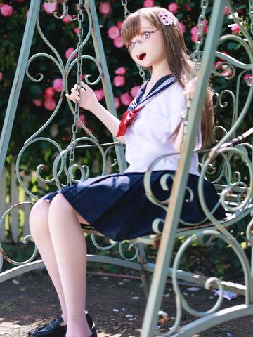 F8656—155cm/5ft1-30kg B Cup Silicone Female Anime Sex Doll | Kiradols