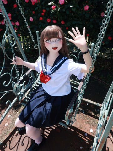 F8656—155cm/5ft1-30kg B Cup Silicone Female Anime Sex Doll | Kiradols