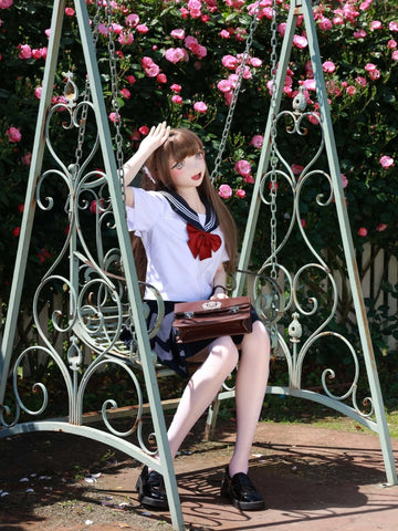 F8656—155cm/5ft1-30kg B Cup Silicone Female Anime Sex Doll | Kiradols
