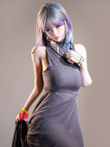 F5343—161cm/5ft3-40.5kg E Cup Life Size Mature Beauty In Stockings Realistic TPE Sex Doll Asian | SHEDOLL