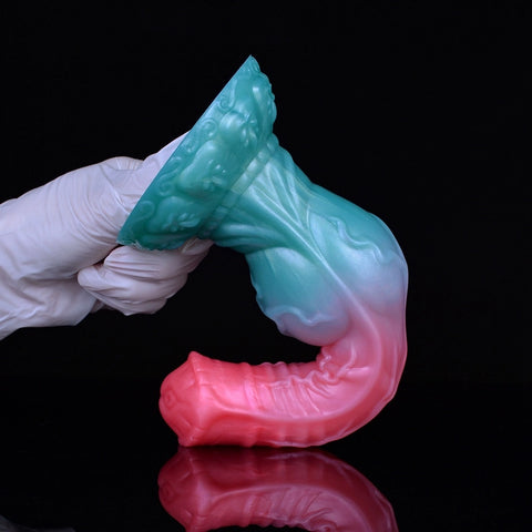 D403(1 LBS丨8.58'') Fantasy Dog Dildo Silicone Knot Dildo